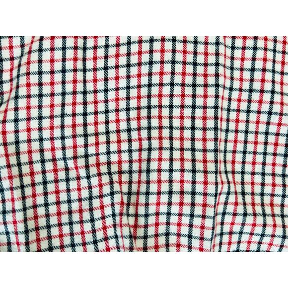 Chaps Flannel‎ White Check Button Up Shirt 18 months Babycore Casual Fall - Picture 4 of 7